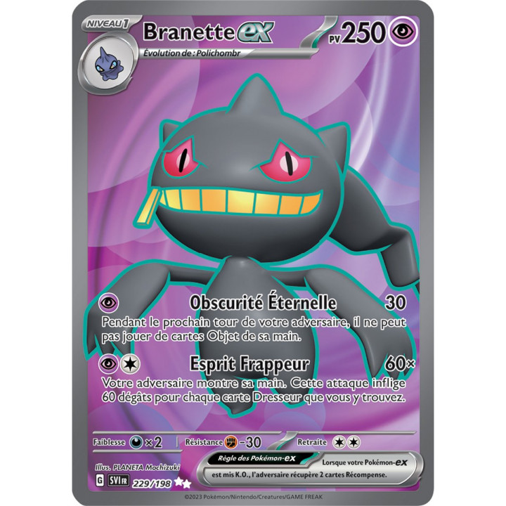 Branette ex - 229/198 - Carte Pokémon Écarlate et Violet EV01