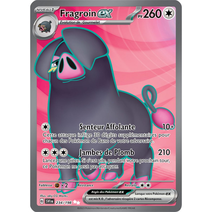 Fragroin ex - 234/198 - Carte Pokémon Écarlate et Violet EV01