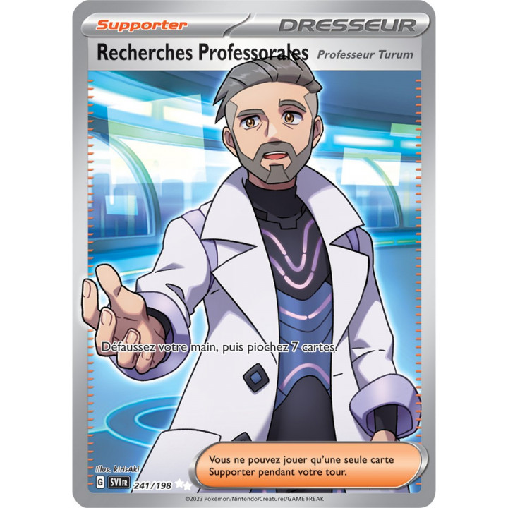 Recherches Professorales - 241/198 - Carte Pokémon Écarlate et Violet EV01