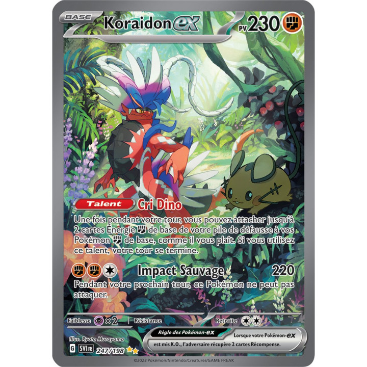 Koraidon ex - 247/198 - Carte Pokémon Écarlate et Violet EV01