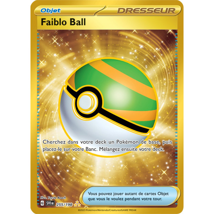 Faiblo Ball - 255/198 - Carte Pokémon Écarlate et Violet EV01