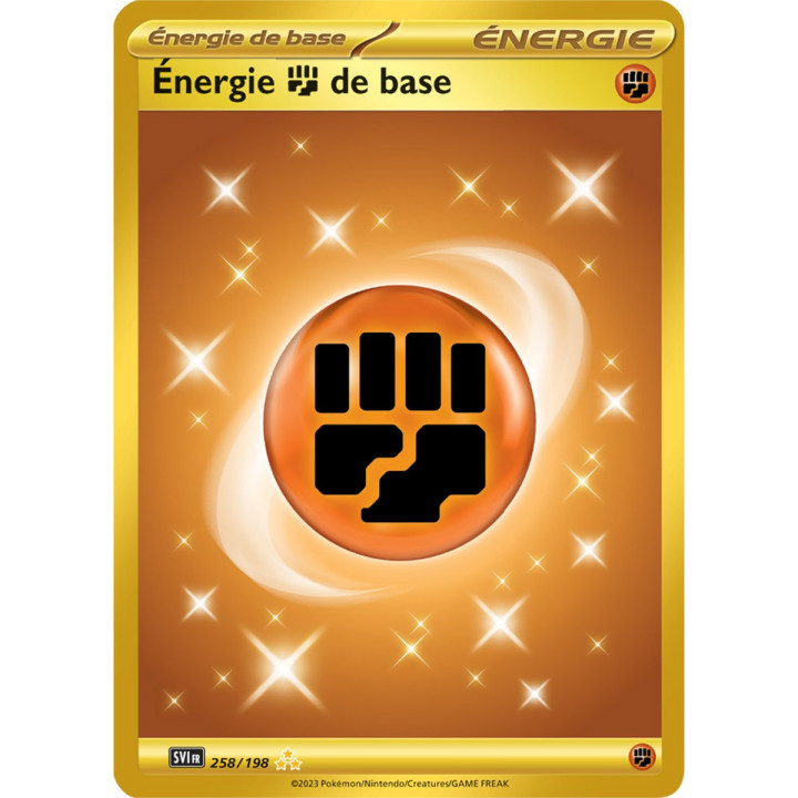 Énergie Combat - 258/198 - Carte Pokémon Écarlate et Violet EV01