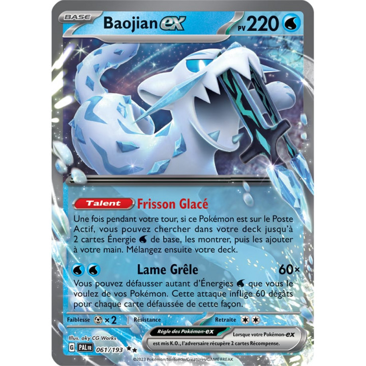 Baojian EX - 061/193 - Carte Pokémon Évolutions à Paldea EV02