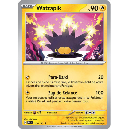 Wattapik - 073/193 - Carte Pokémon Évolutions à Paldea EV02