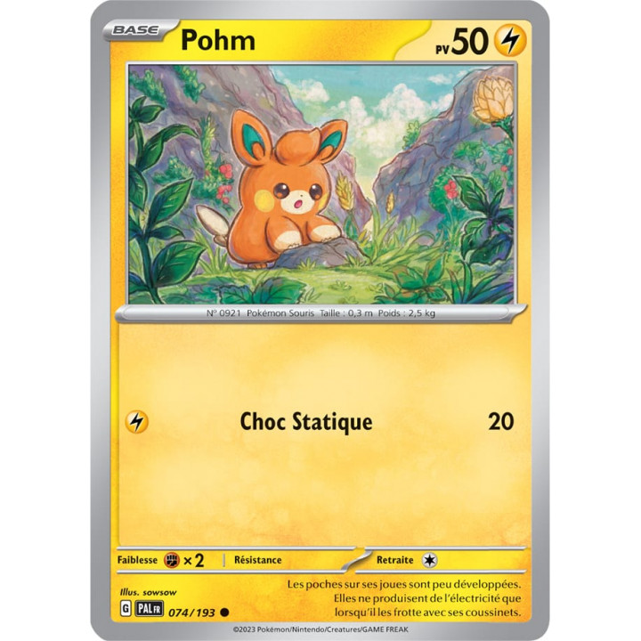 Pohm - 074/193 - Carte Pokémon Évolutions à Paldea EV02