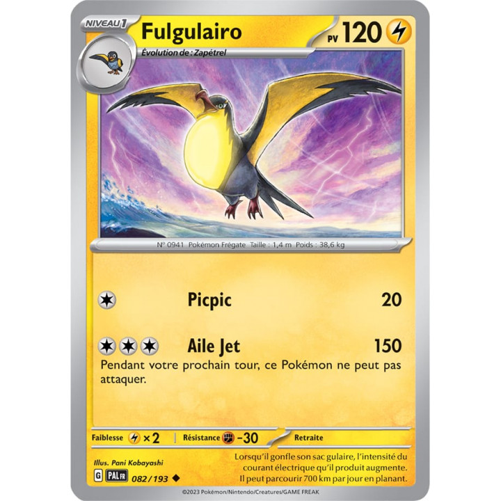 Fulgulairo - 082/193 - Carte Pokémon Évolutions à Paldea EV02