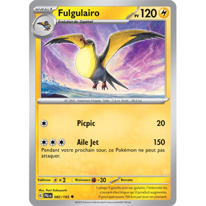 Fulgulairo - 082/193 - Carte Pokémon Évolutions à Paldea EV02