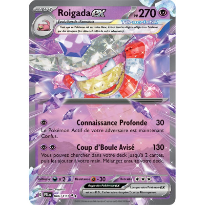 Roigada EX - 086/193 - Carte Pokémon Évolutions à Paldea EV02