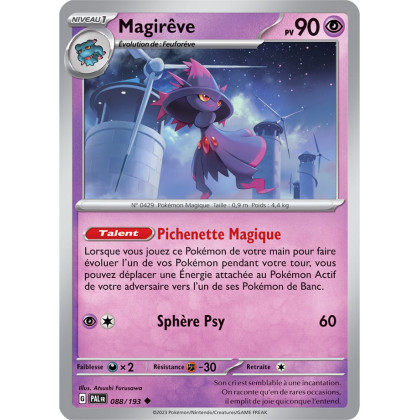 Magirêve - 088/193 - Carte Pokémon Évolutions à Paldea EV02