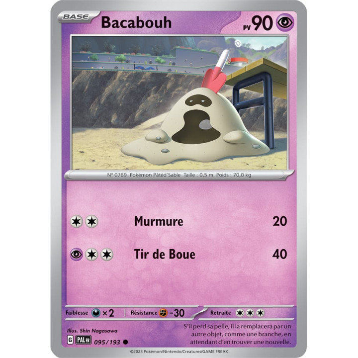 Bacabouh - 095/193 - Carte Pokémon Évolutions à Paldea EV02