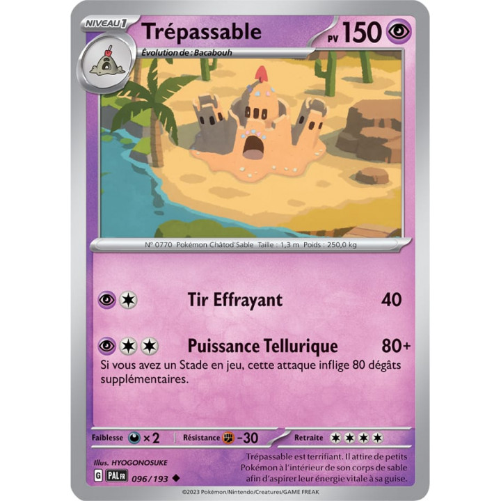 Trépassable - 096/193 - Carte Pokémon Évolutions à Paldea EV02