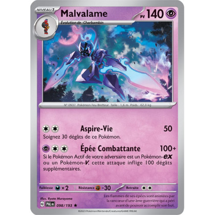 Malvalame - 098/193 - Carte Pokémon Évolutions à Paldea EV02