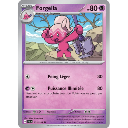 Forgella - 103/193 - Carte Pokémon Évolutions à Paldea EV02