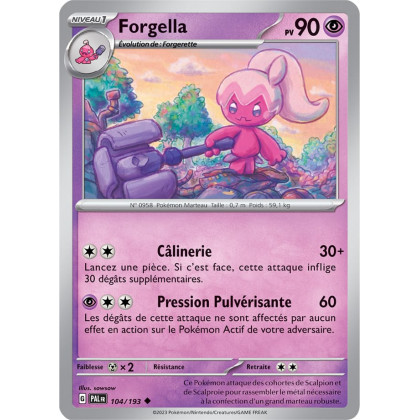 Forgella - 104/193 - Carte Pokémon Évolutions à Paldea EV02