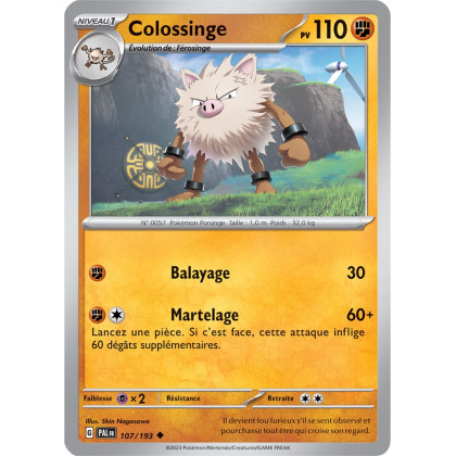 Colossinge - 107/193 - Carte Pokémon Évolutions à Paldea EV02