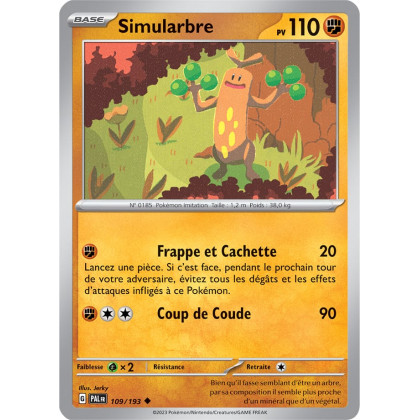 Simularbre - 109/193 - Carte Pokémon Évolutions à Paldea EV02