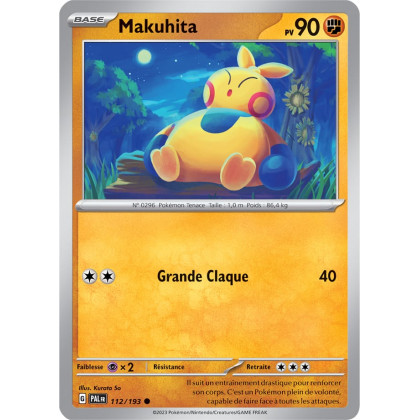 Makuhita - 112/193 - Carte Pokémon Évolutions à Paldea EV02