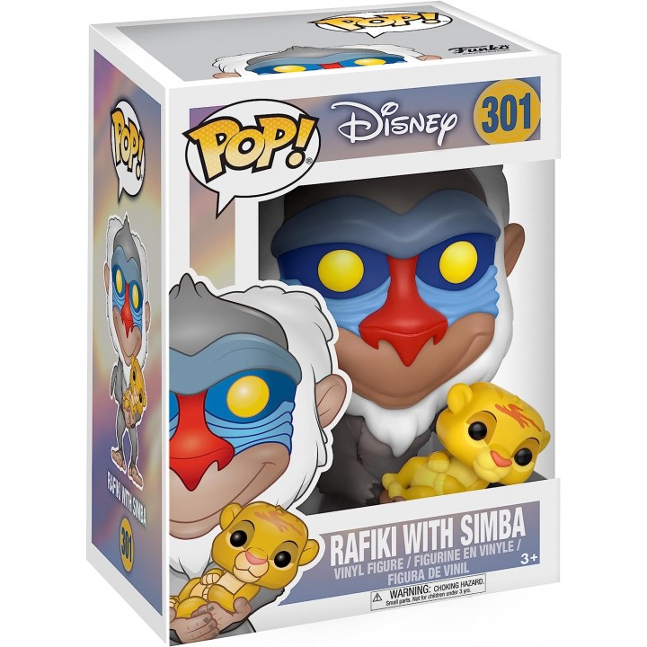 Funko POP! Disney - Lion King 301 - Rafiki With Simba Reprod