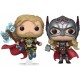 Thor : Love and Thunder Pack de 2 POP! Marvel Thor & Mighty Thor Special Edition Vinyle Figurine 10cm