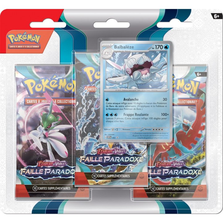 Pokémon JCC - Tri-Pack EV04 Faille Paradoxe : Balbalèze *FR*