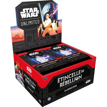 Display / Boîte de 24 Boosters Étincelle de Rébellion - Star Wars Unlimited FR