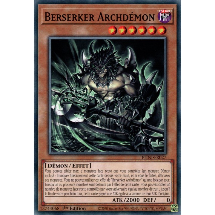 Berserker Archdémon - PHNI-FR027