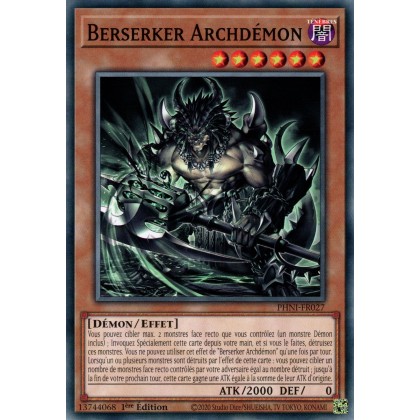 Berserker Archdémon - PHNI-FR027