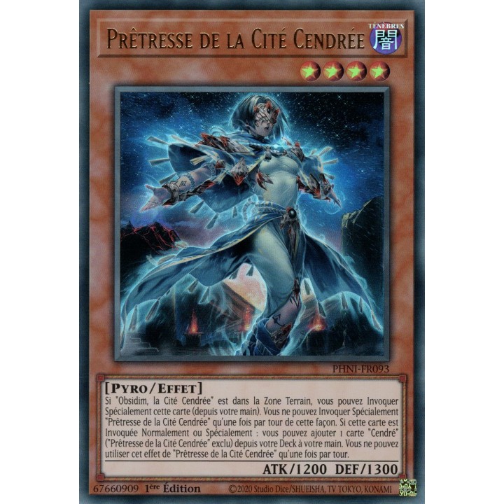 Prêtresse de la Cité Cendrée - PHNI-FR093 (Quarter Century Secret Rare)