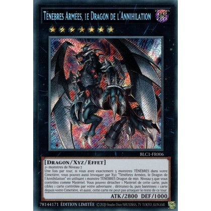 Ténèbres Armées, le Dragon de l'Annihilation - BLC1-FR006