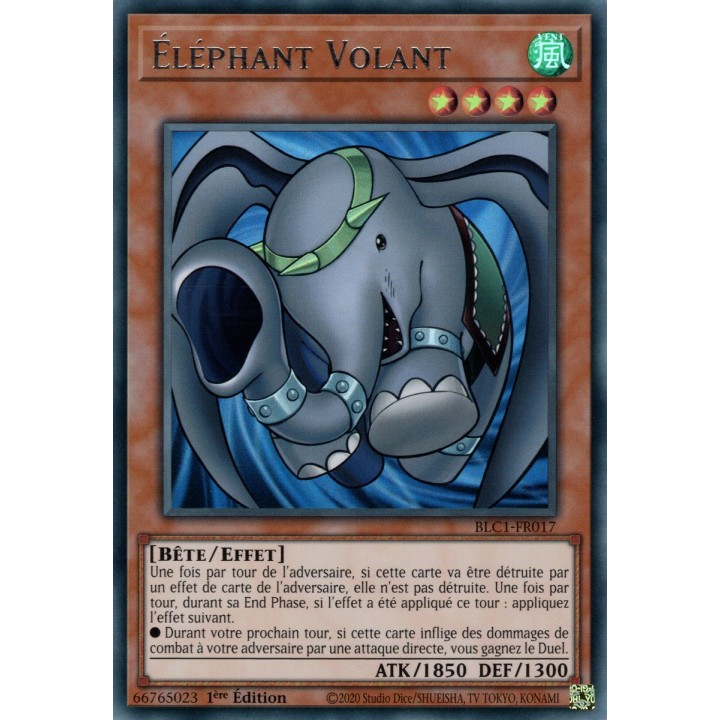 Éléphant Volant - BLC1-FR017 (Argent)