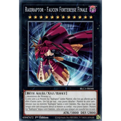 Raidraptor - Faucon Forteresse Finale - BLC1-FR048