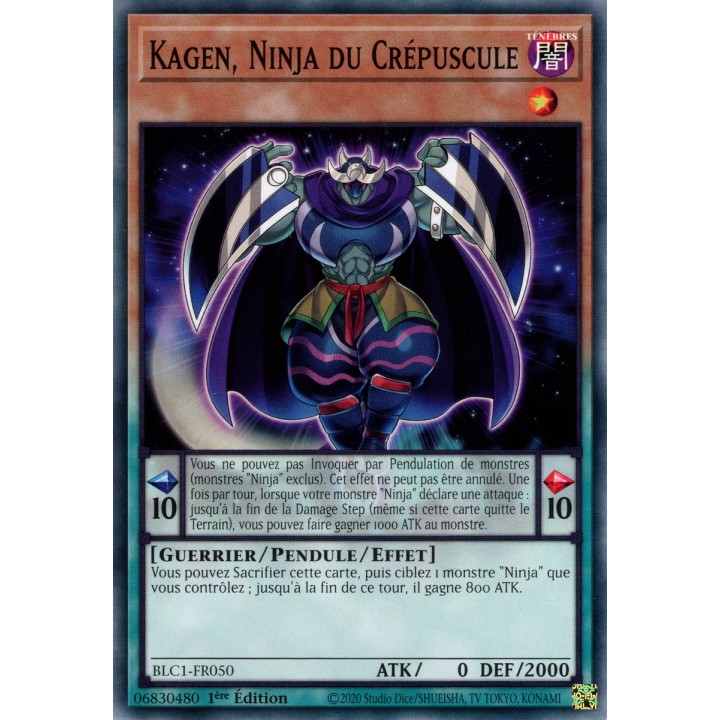 Kagen, Ninja du Crépuscule - BLC1-FR050