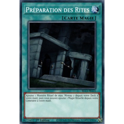 Préparation des Rites - BLC1-FR121