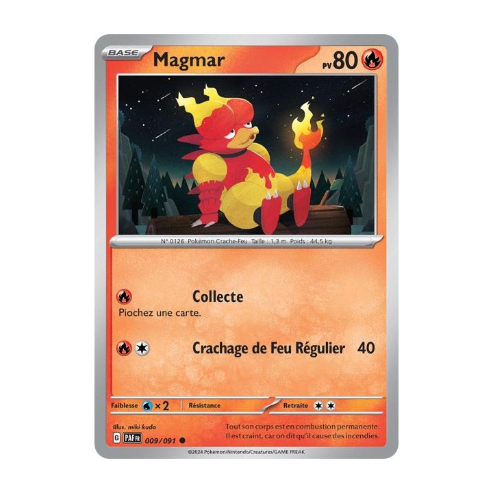 Magmar - 009/091 - Destinées de Paldea