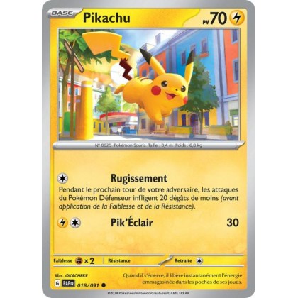 Pikachu - 018/091 - Destinées de Paldea