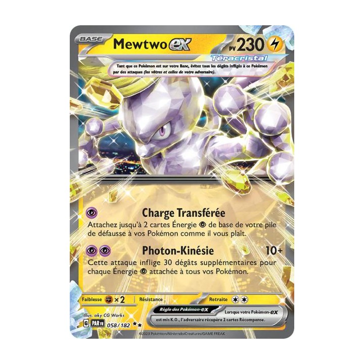 Mewtwo ex - 058/182 - Faille Paradoxe