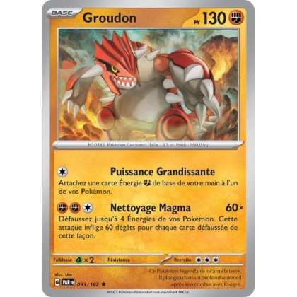 Groudon - 093/182 - Faille Paradoxe