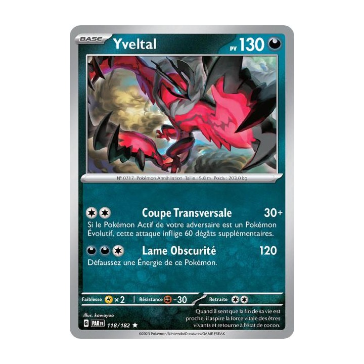 Yveltal - 118/182 - Faille Paradoxe