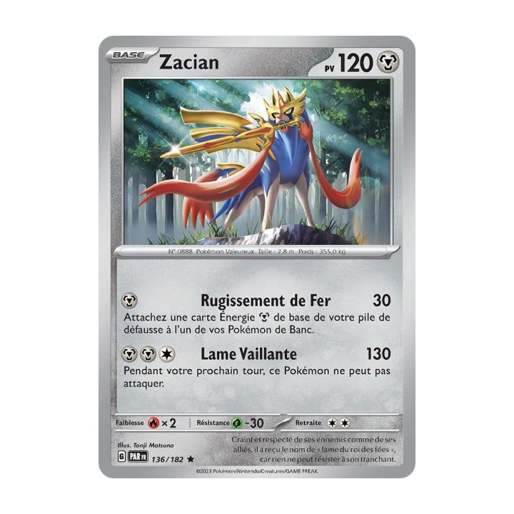 Zacian - 136/182 - Faille Paradoxe