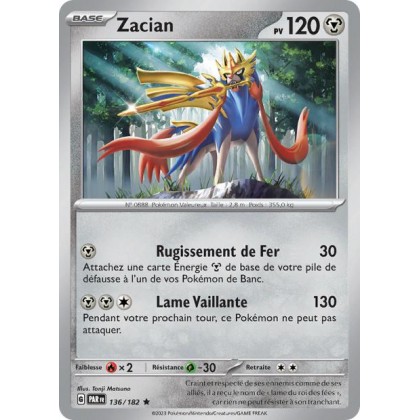 Zacian - 136/182 - Faille Paradoxe