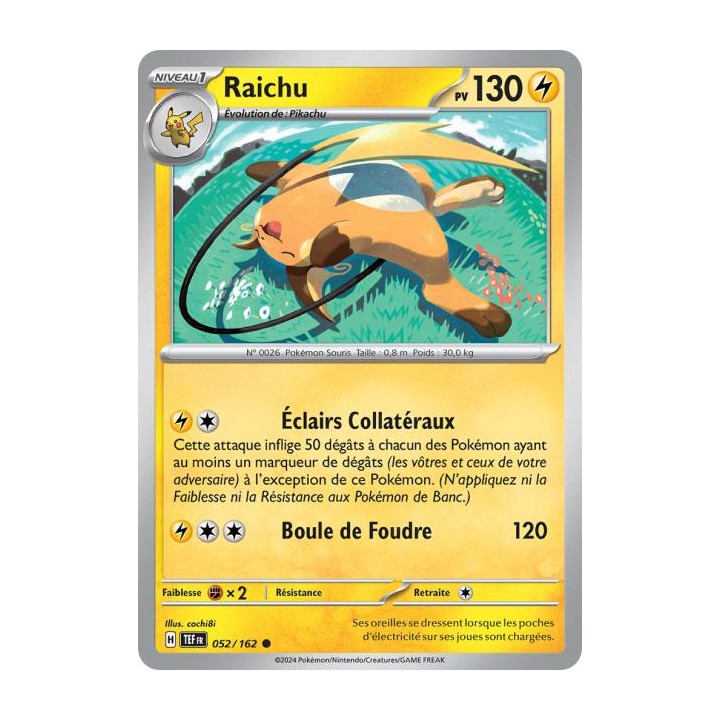 Raichu - 052/162