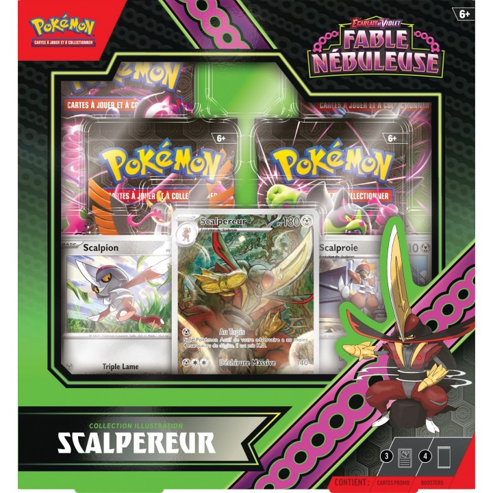 Coffret Collection Illustration - EV06.5 - Fable Nébuleuse - Scalpereur - Pokémon