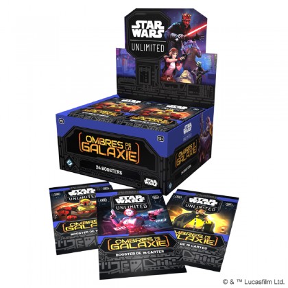 Display / Boîte de 24 Boosters Ombres de la Galaxie - Star Wars Unlimited