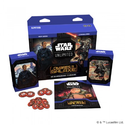 Kit de démarrage 2 joueurs - Ombres de la Galaxie - Star Wars Unlimited