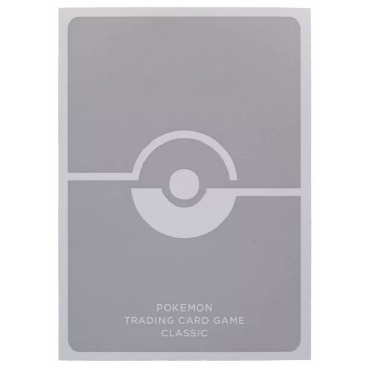 Pokémon TCG - 60 Protège-cartes Standard Pokémon Trading Card Game Classic - Gris Clair