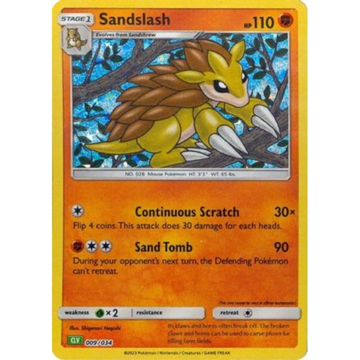 Sablaireau / Sandslash - 009/034