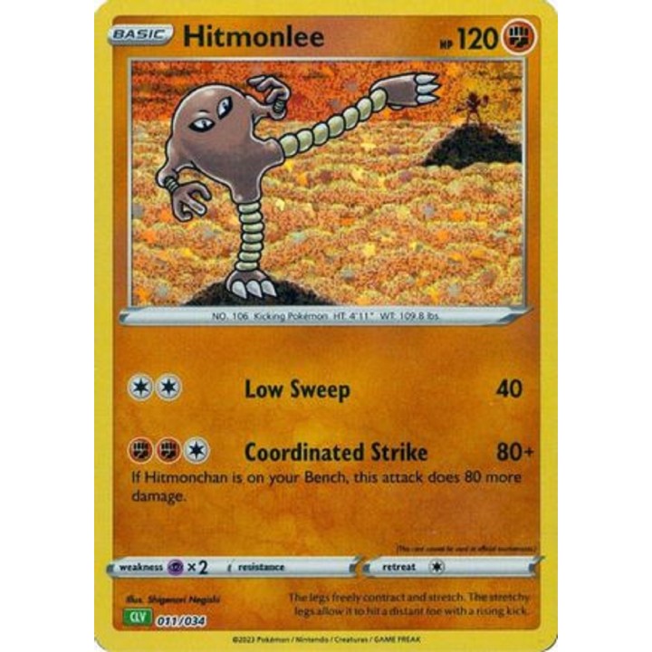 Kicklee / Hitmonlee - 011/034