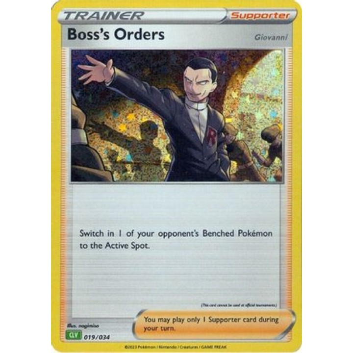 Ordres du Boss / Boss's Orders (Giovanni) - 019/034