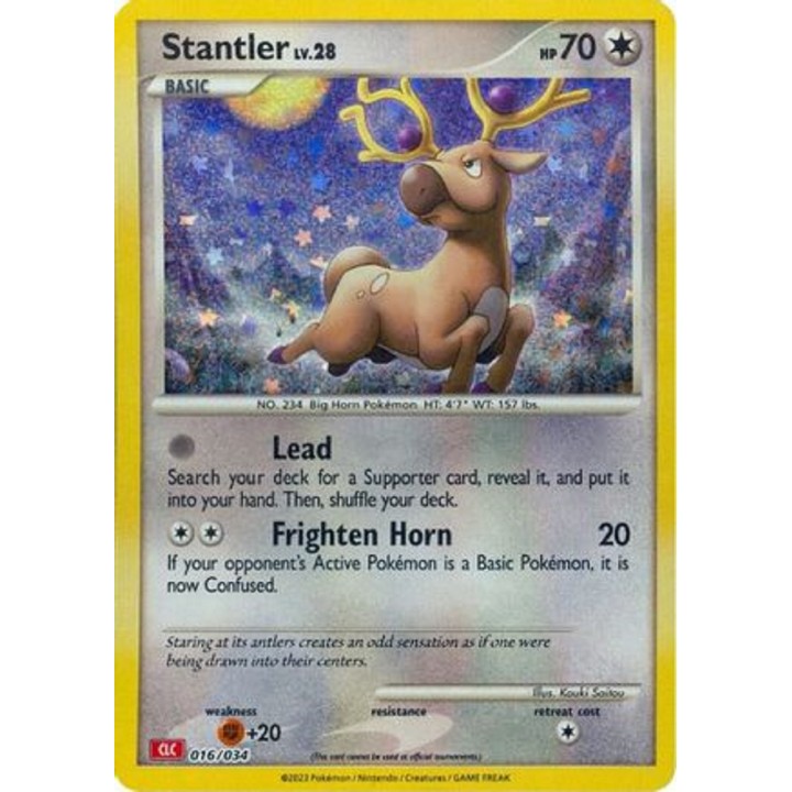 Cerfrousse Lv.28 / Stantler Lv.28 - 016/034