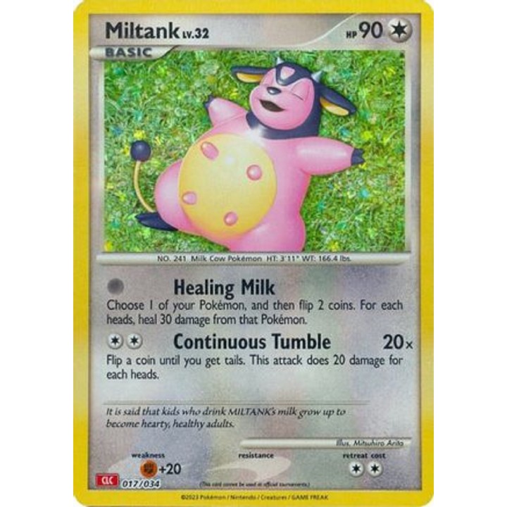 Écrémeuh Lv.32 / Miltank Lv.32 - 017/034